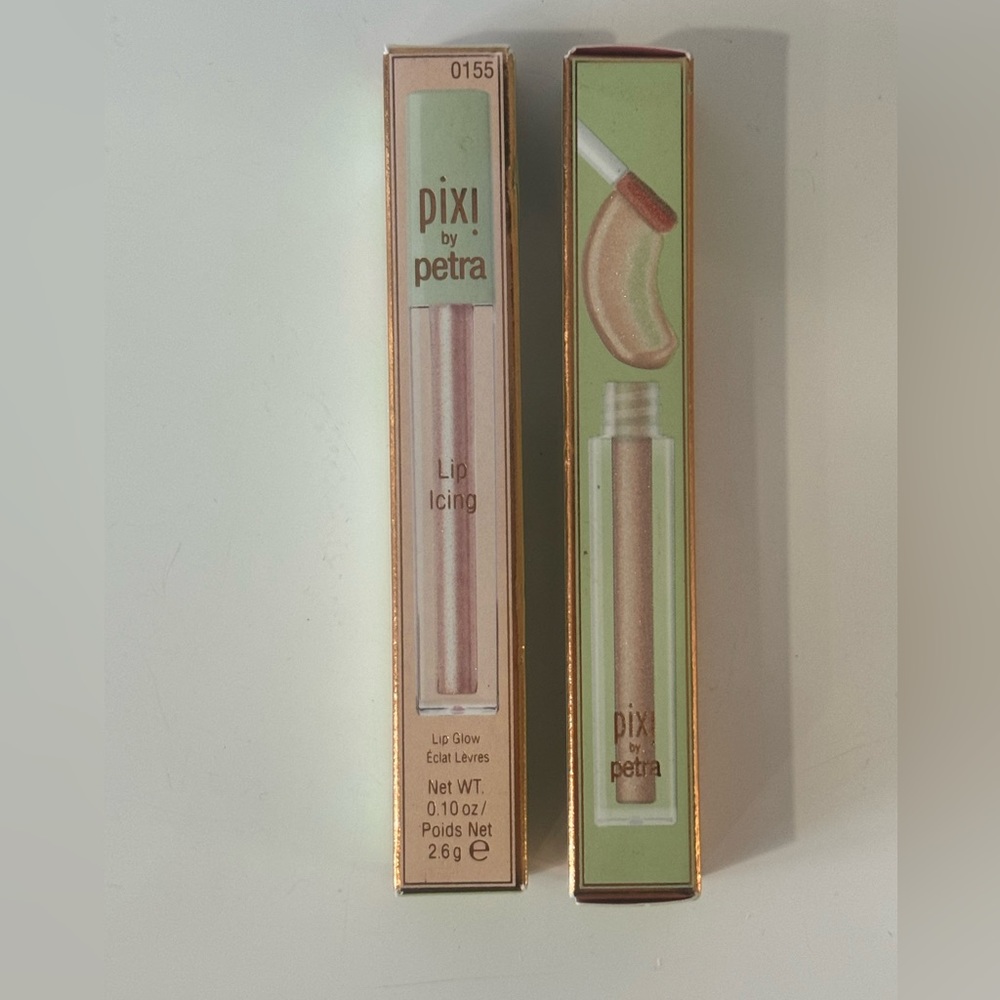 Pixi By Petra Lip Icing gloss  “COOKIE” .10oz/2.6g (lot of 2)